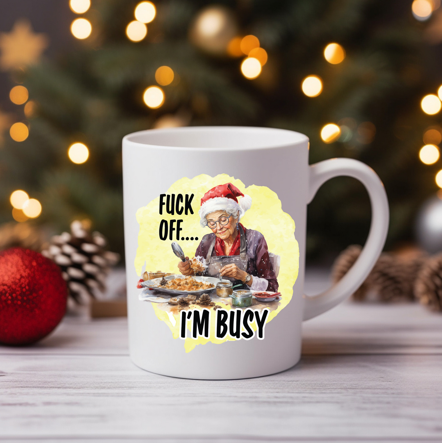 Rude Christmas Senior Mug image 6