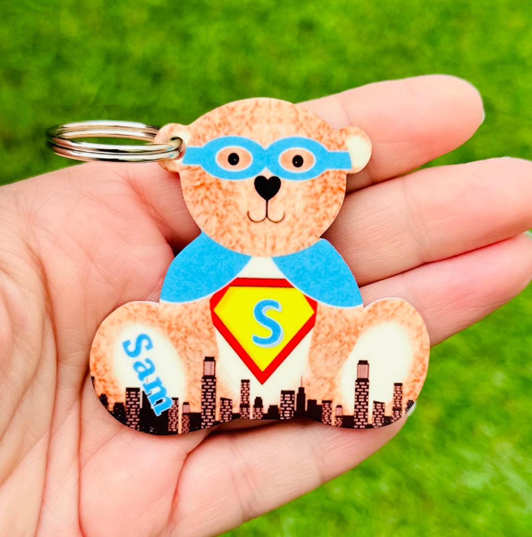 Superhero Bear Keyrings image 1