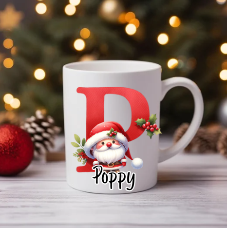 Personalised Santa Christmas Mug image 1