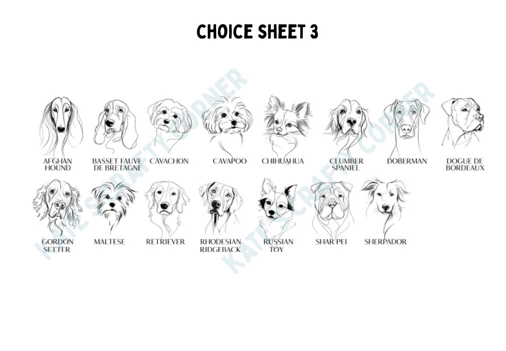 Line Art Dog Tote Bags