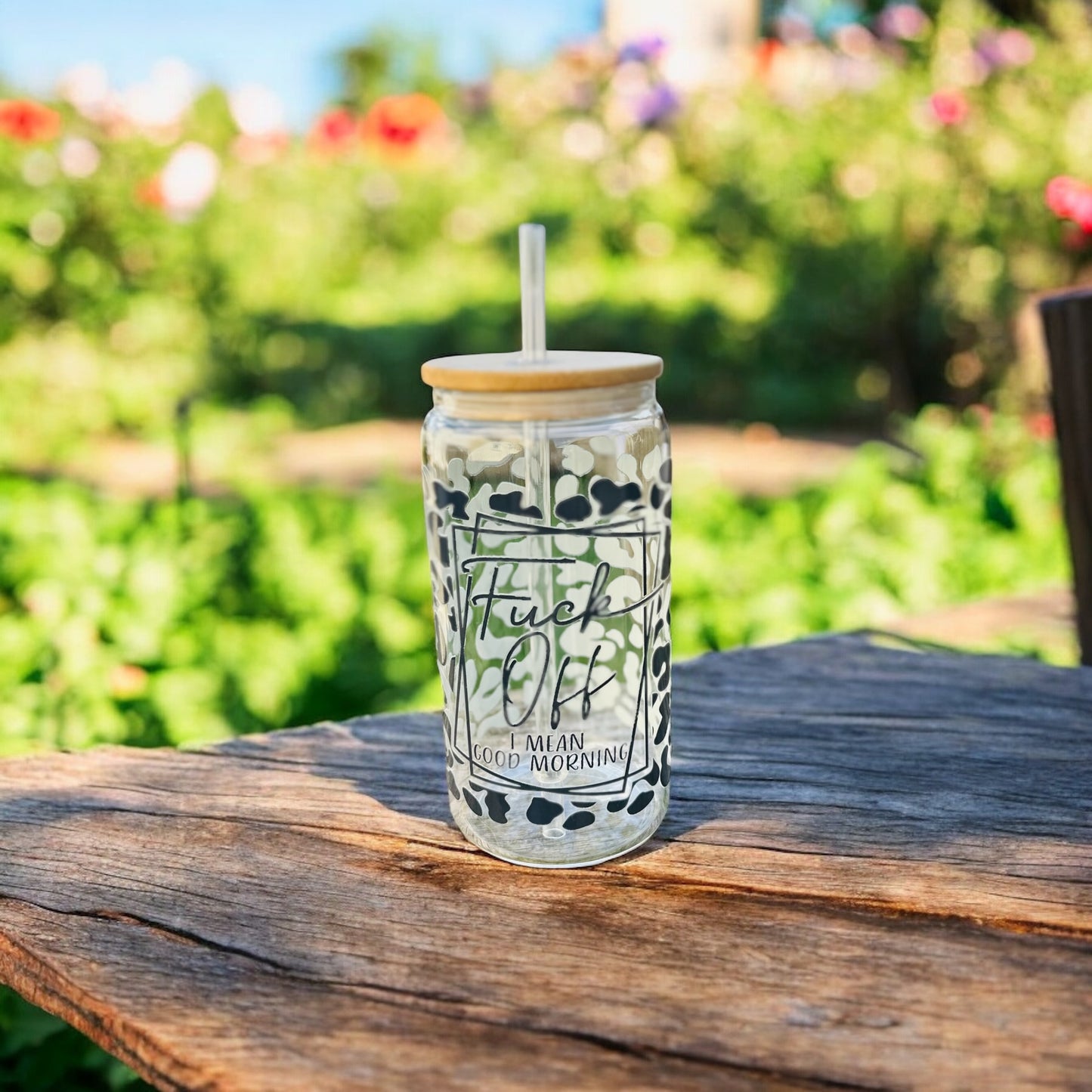 16oz Rude Glass Libbey Can image 2