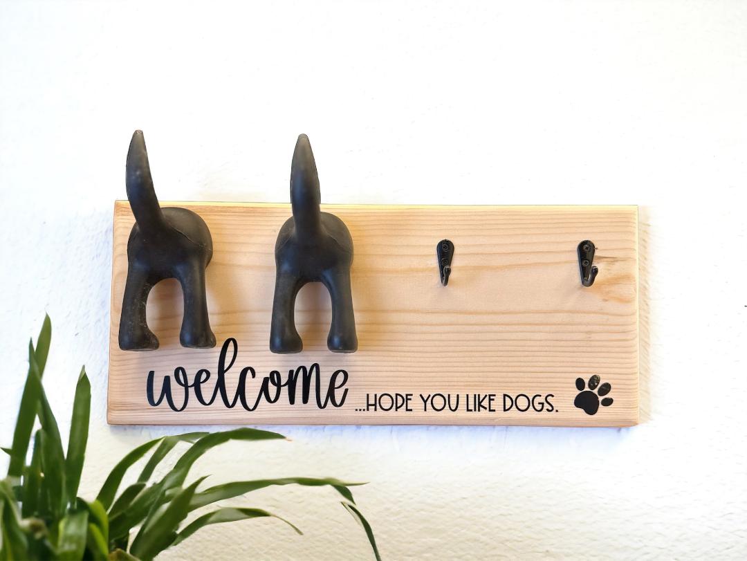 Dog Bum Lead Hanger 2 Bums 2 Hooks image 2