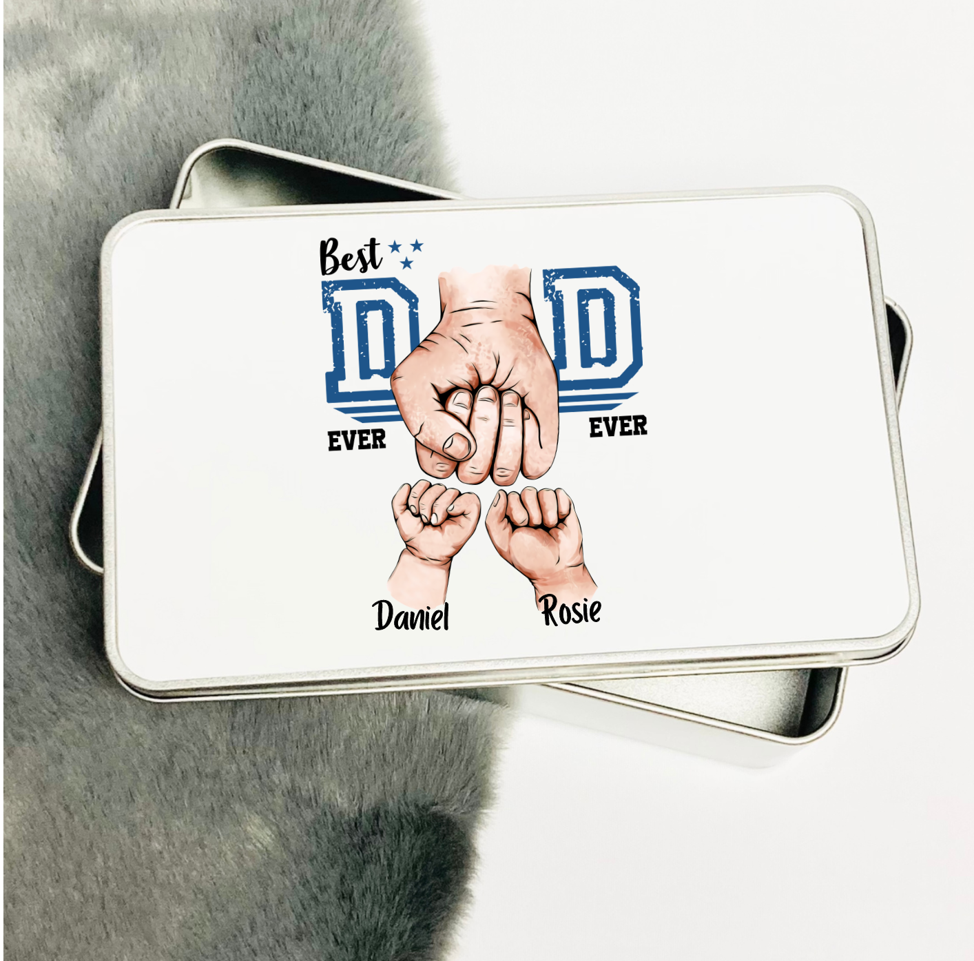 Personalised Dad Fist Bump Tin image 1