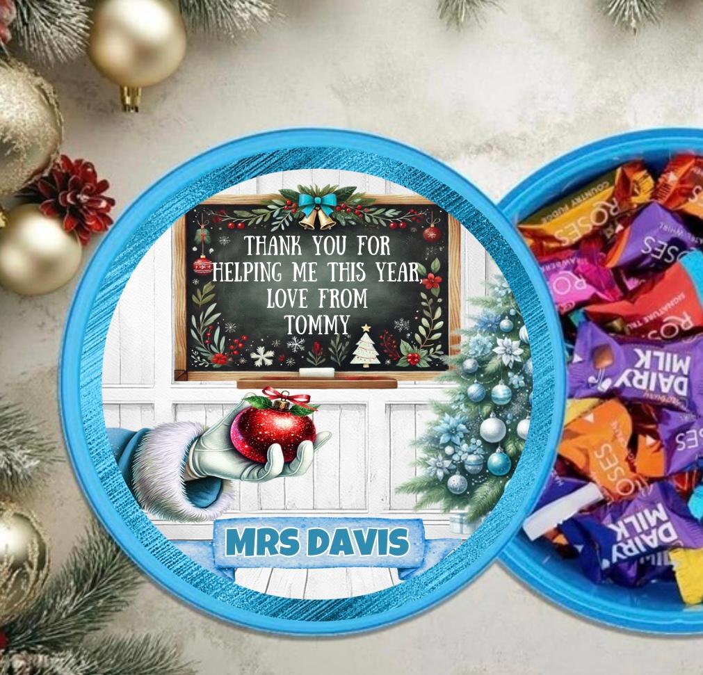 Teacher Chocolate Tub Toppers image 3