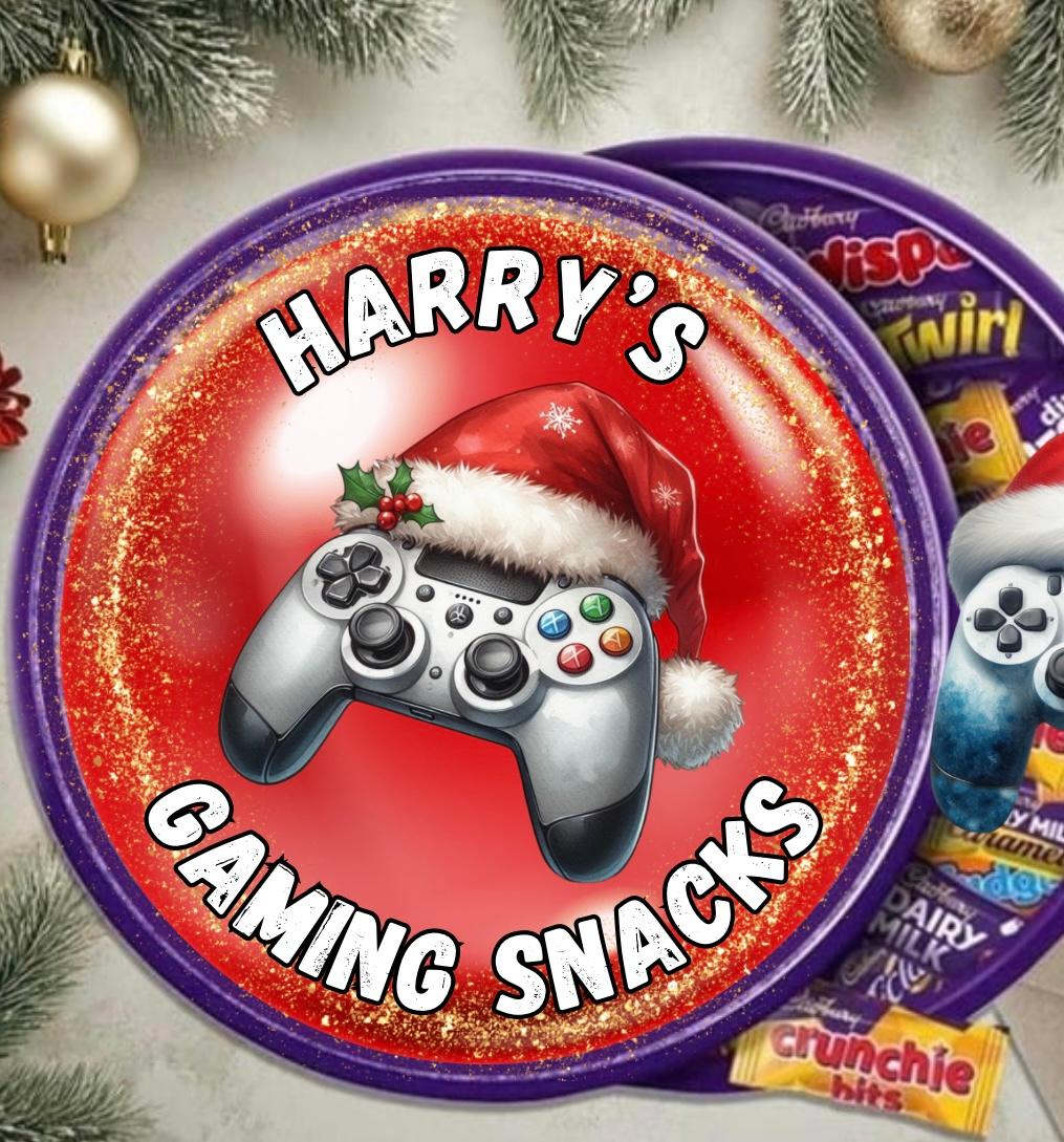Gamer Chocolate Tub Toppers image 0