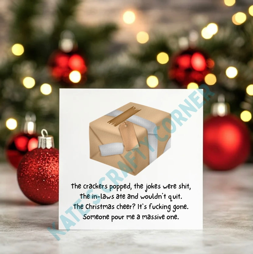Bah Humbug Rude Christmas Cards