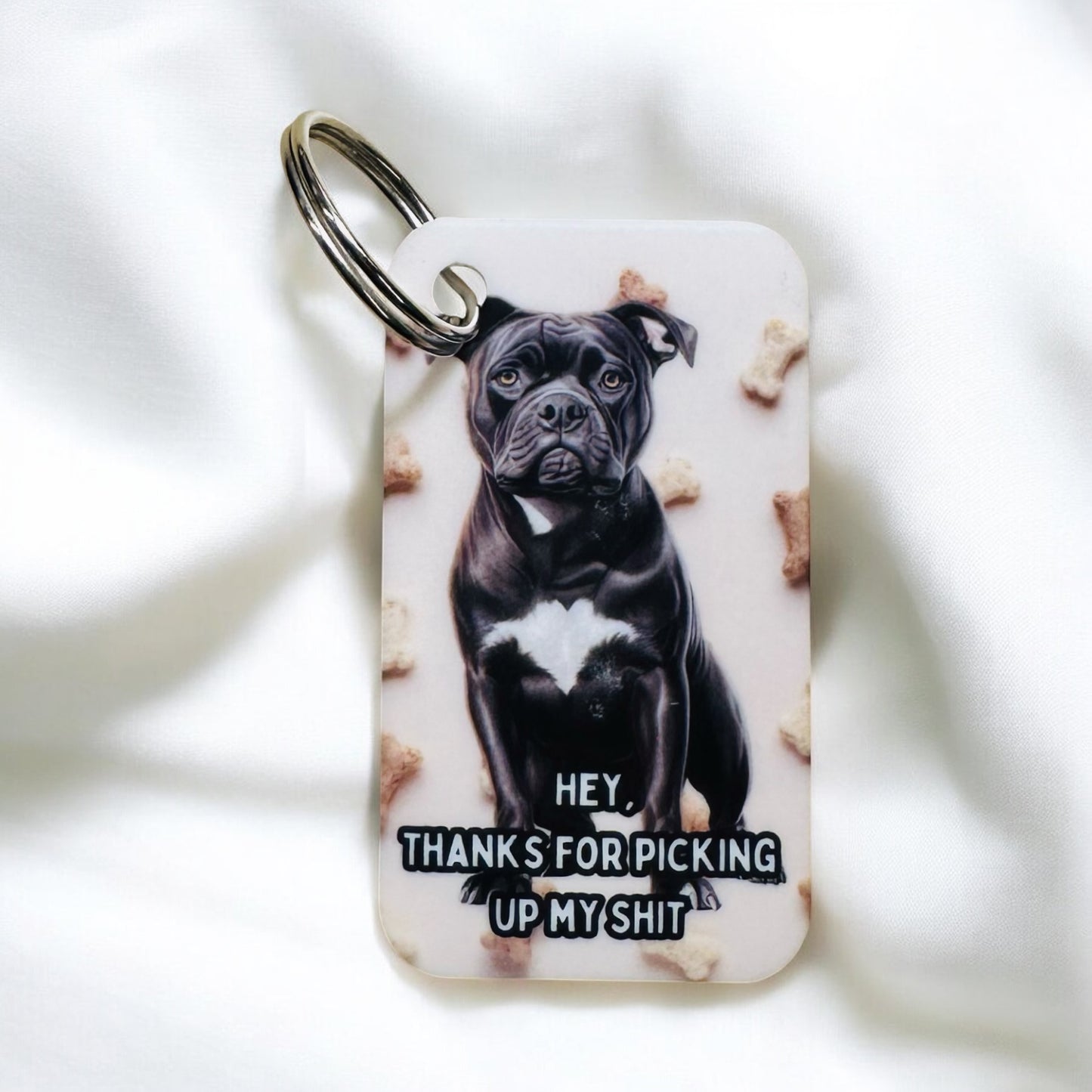 THANKS FOR PICKING UP MY S*** DOG KEYRING image 4