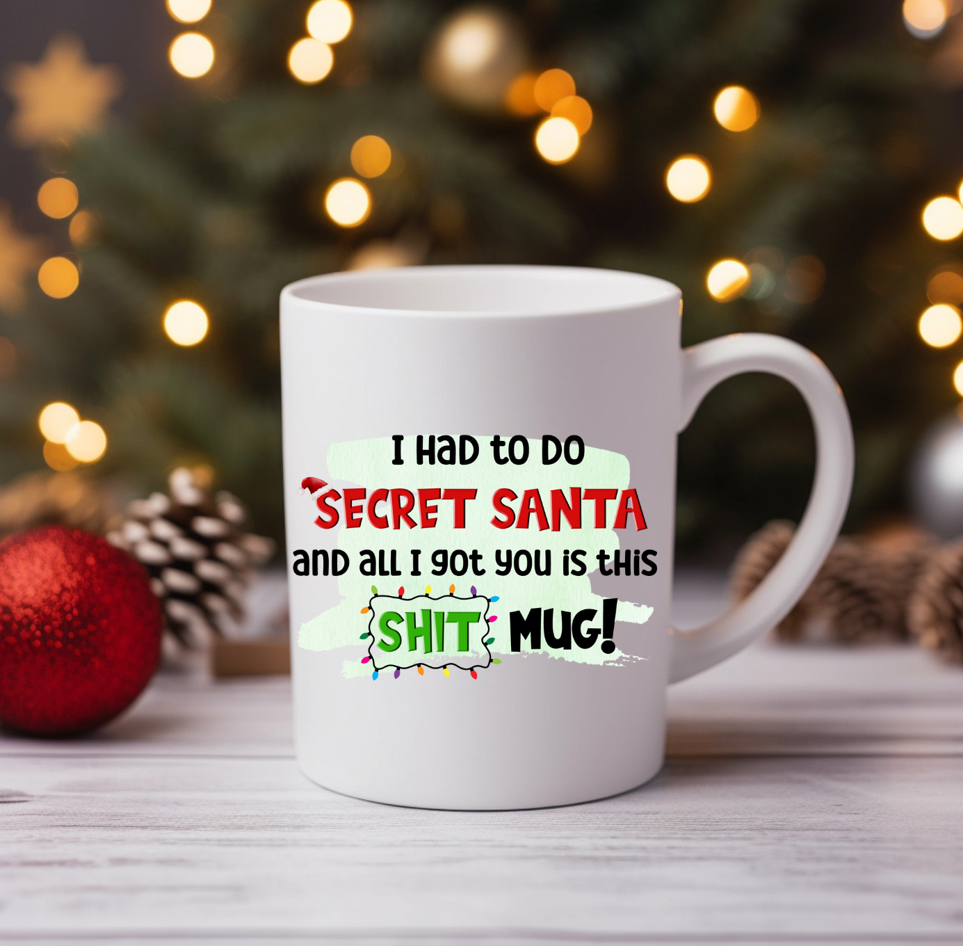 Rude Christmas Mugs image 1