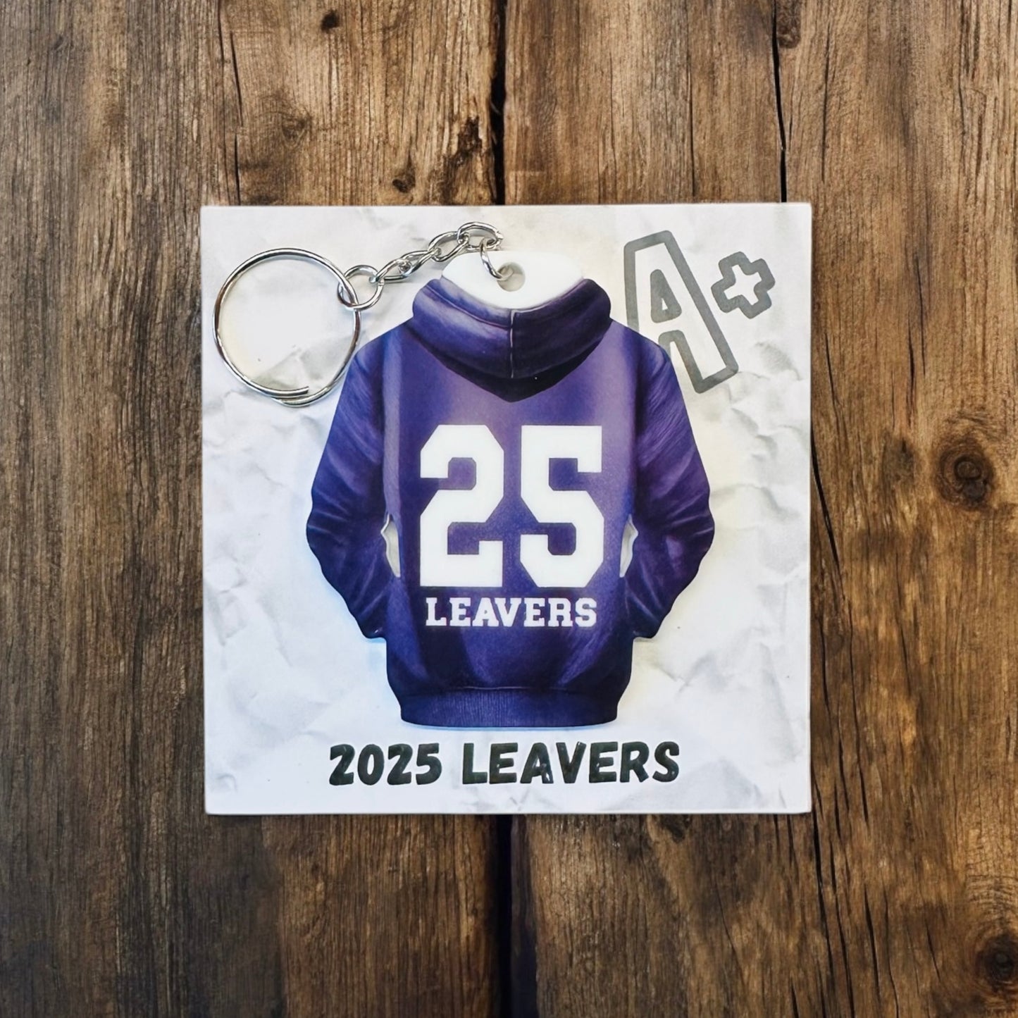 3D Effect Leavers Hoody Keyrings image 3