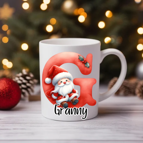 Personalised Santa Christmas Mug image 2