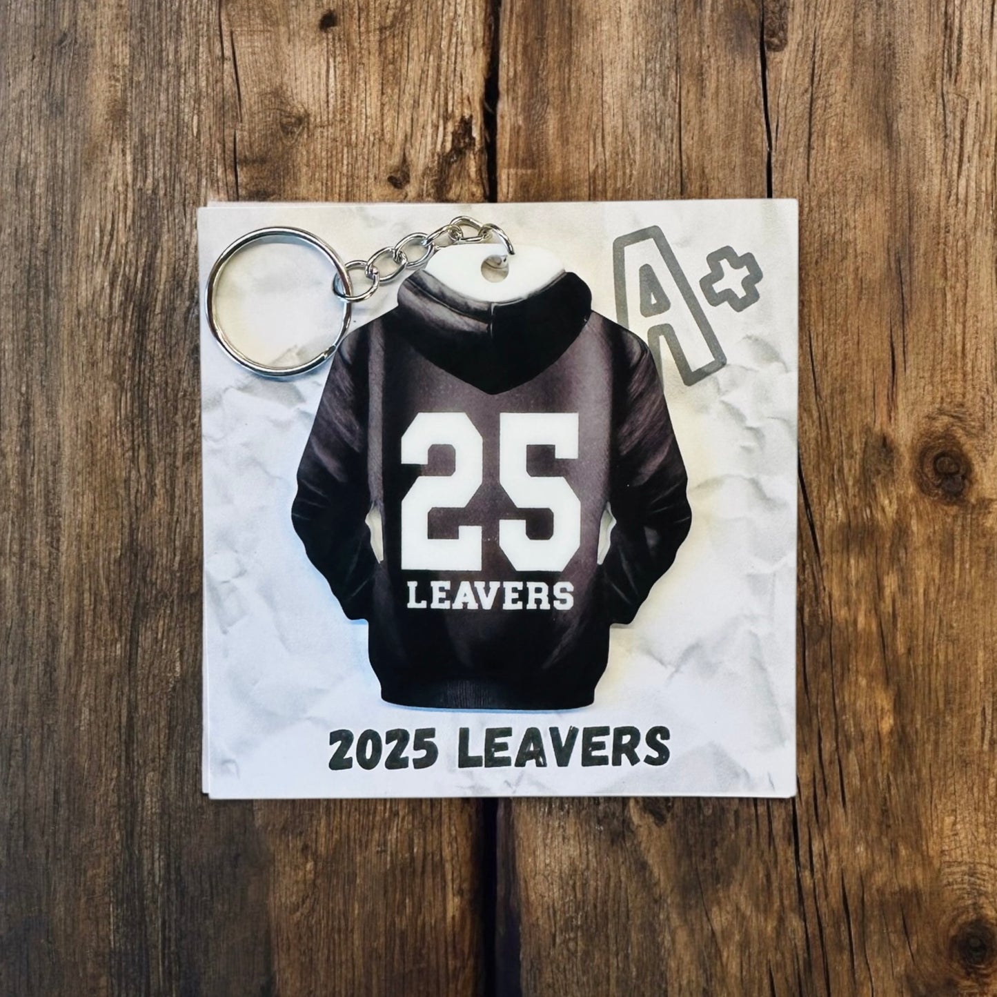 3D Effect Leavers Hoody Keyrings image 1