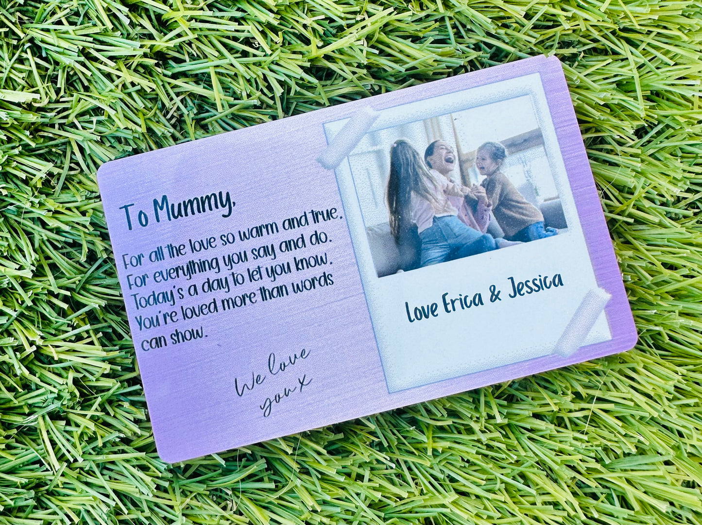 Personalised Wallet Cards -Female image 1