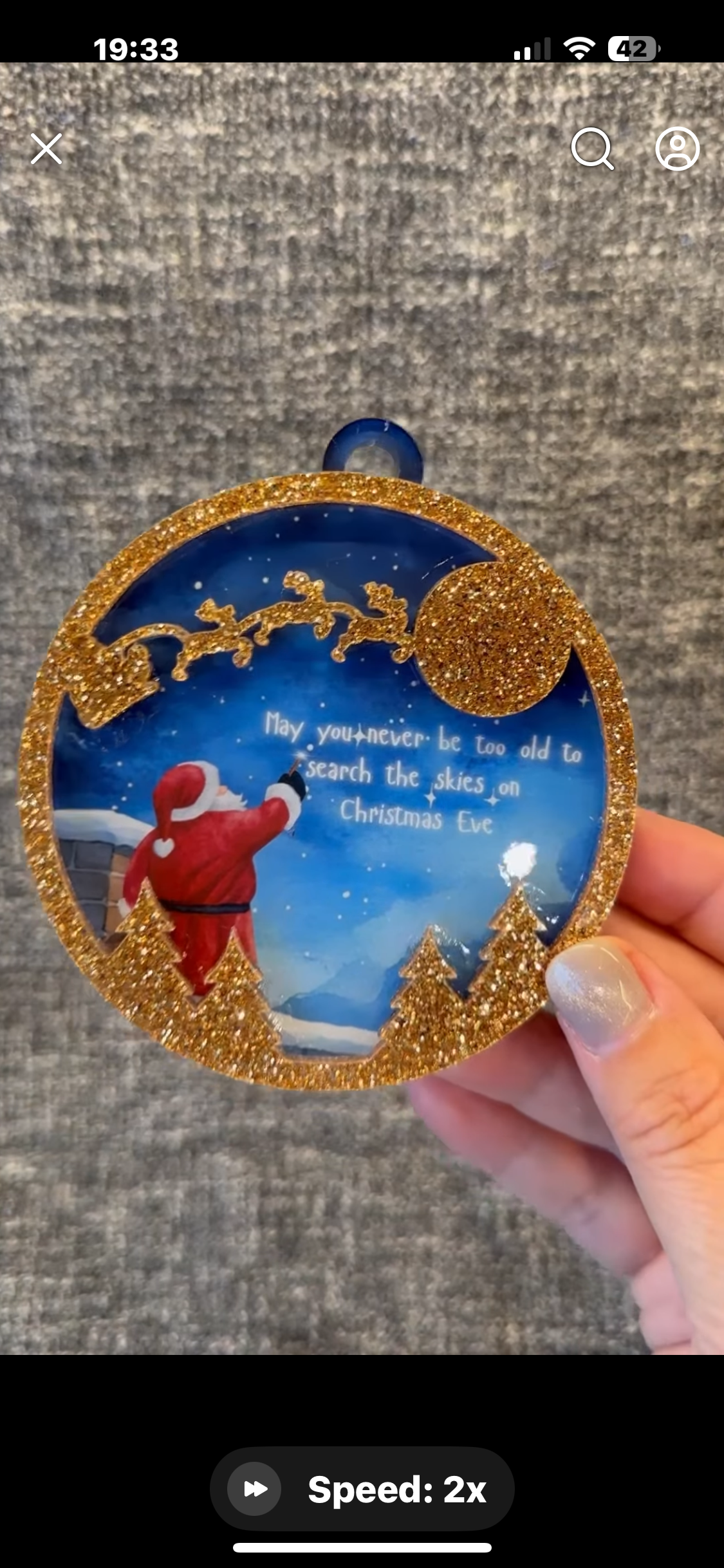 Search The skies bauble