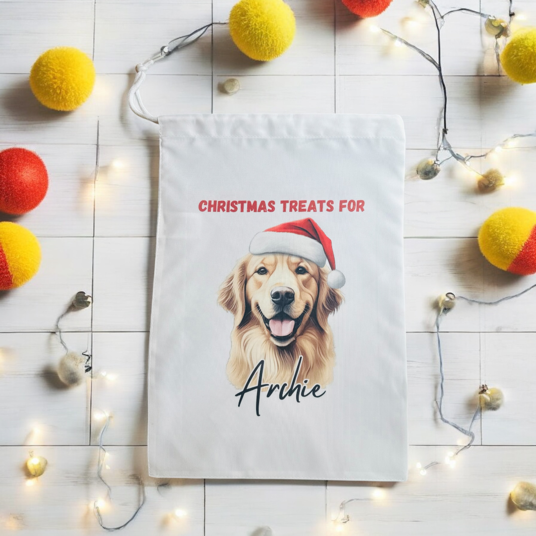 Christmas Dog Treat bag 28cm x 40cm image 0