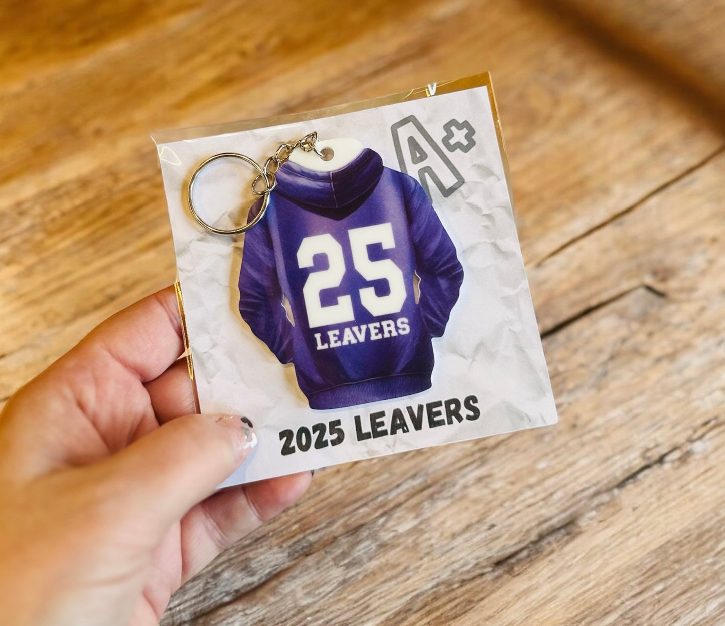 3D Effect Leavers Hoody Keyrings image 0