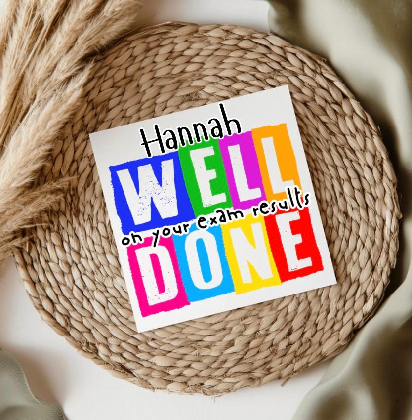 Exam & Congrats Cards
