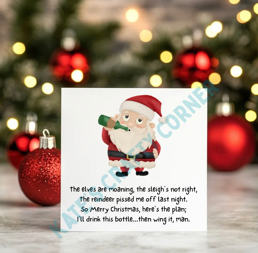 Bah Humbug Rude Christmas Cards