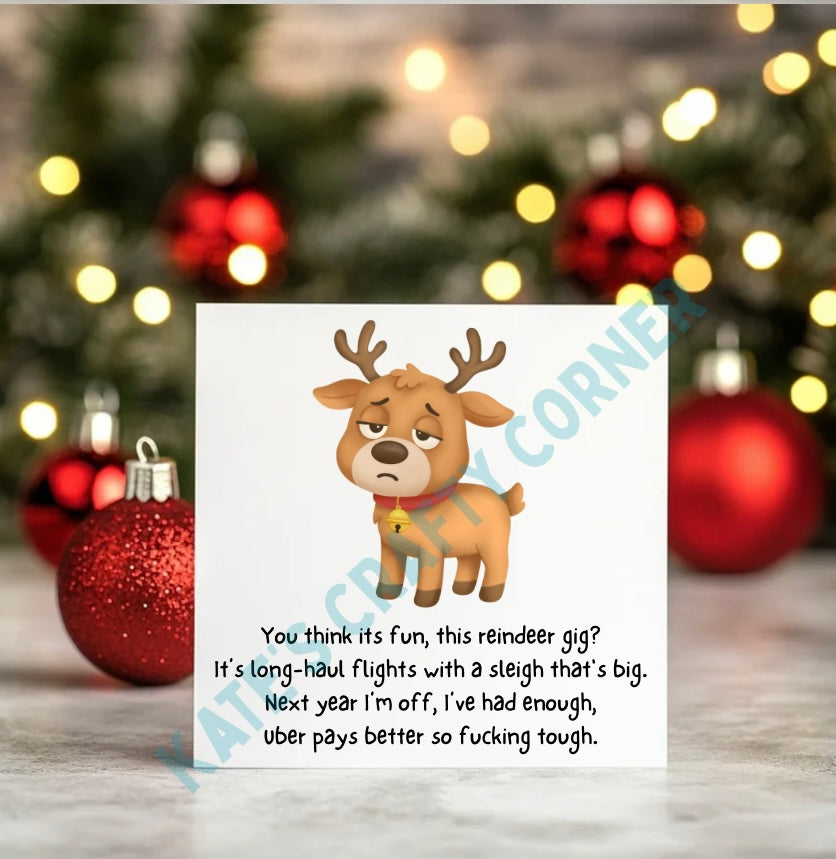 Bah Humbug Rude Christmas Cards