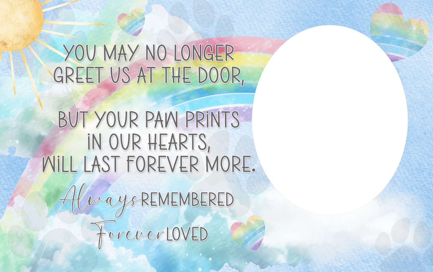 Personalised Pet Memorial Wallet Cards image 8