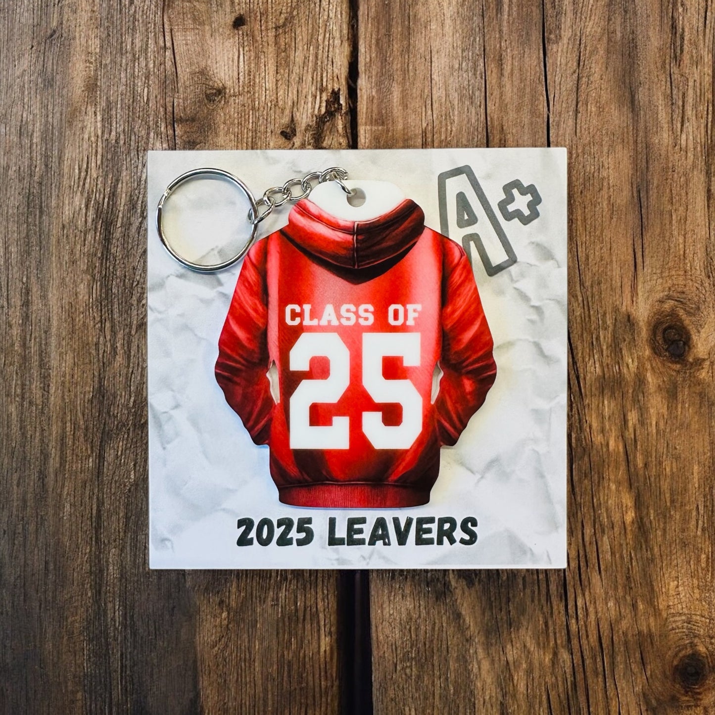 3D Effect Leavers Hoody Keyrings image 2