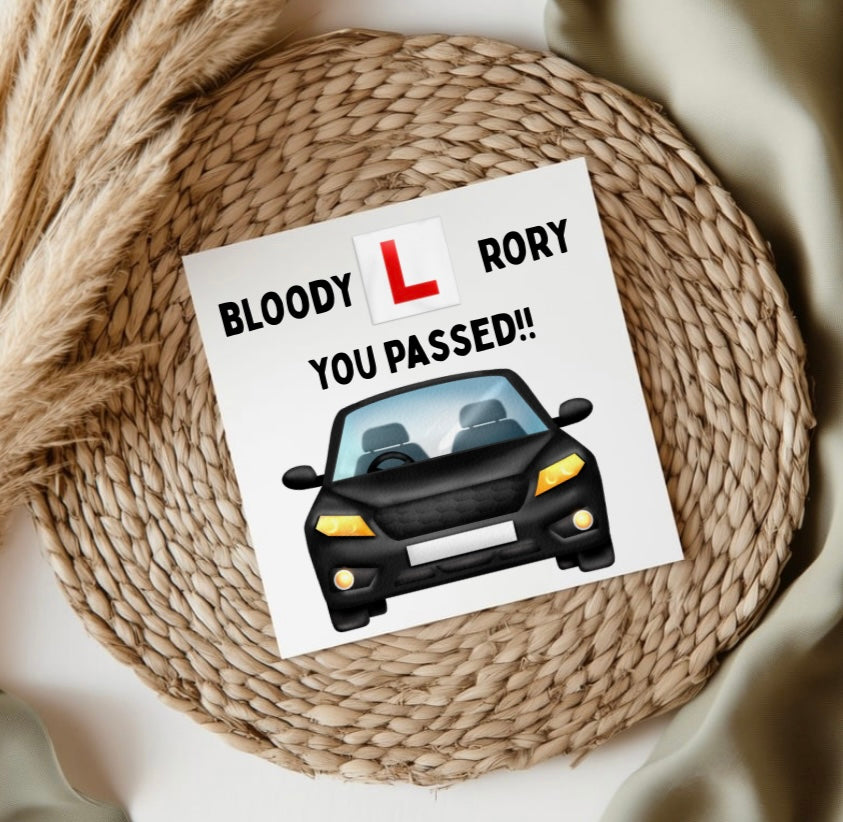 Driving Test Cards