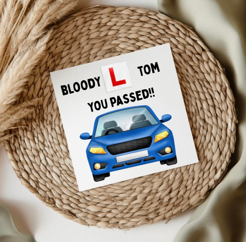 Driving Test Cards