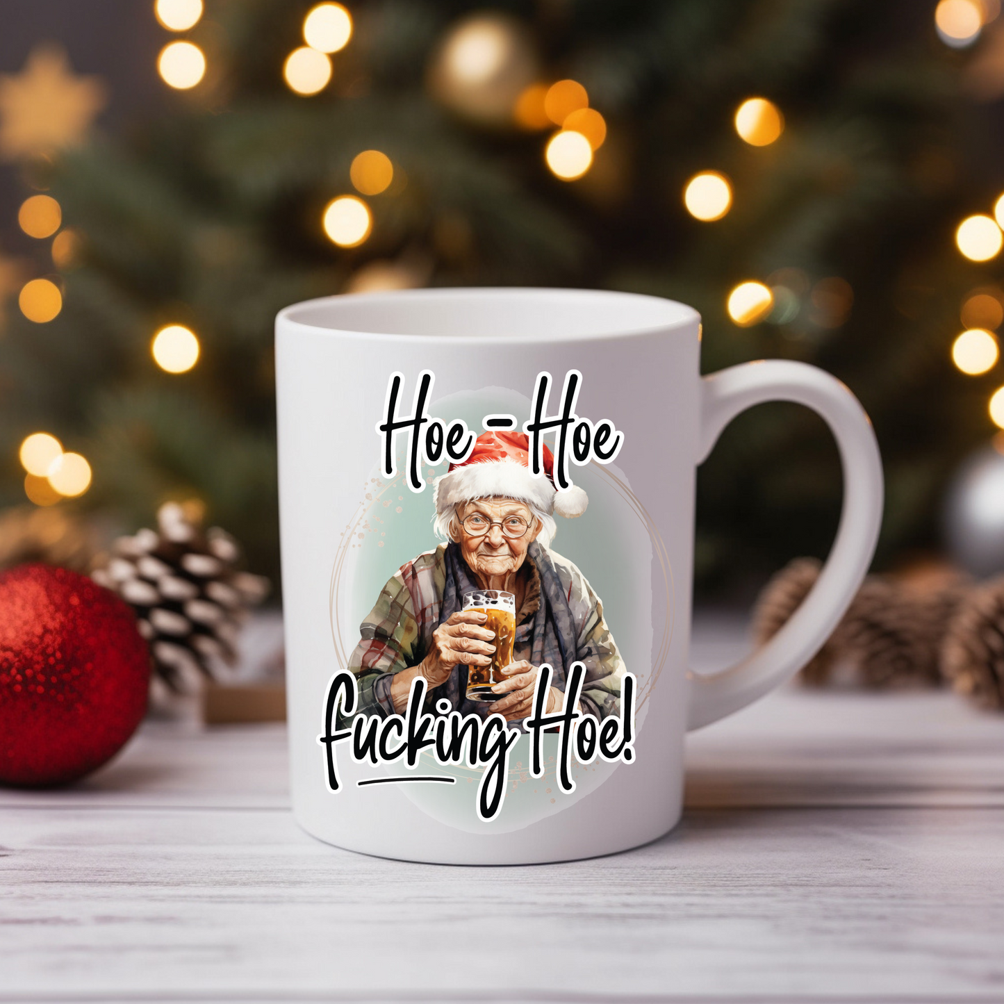 Rude Christmas Senior Mug image 5