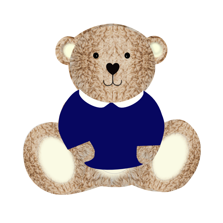 Personalised School Jumper Bear Keyrings image 3
