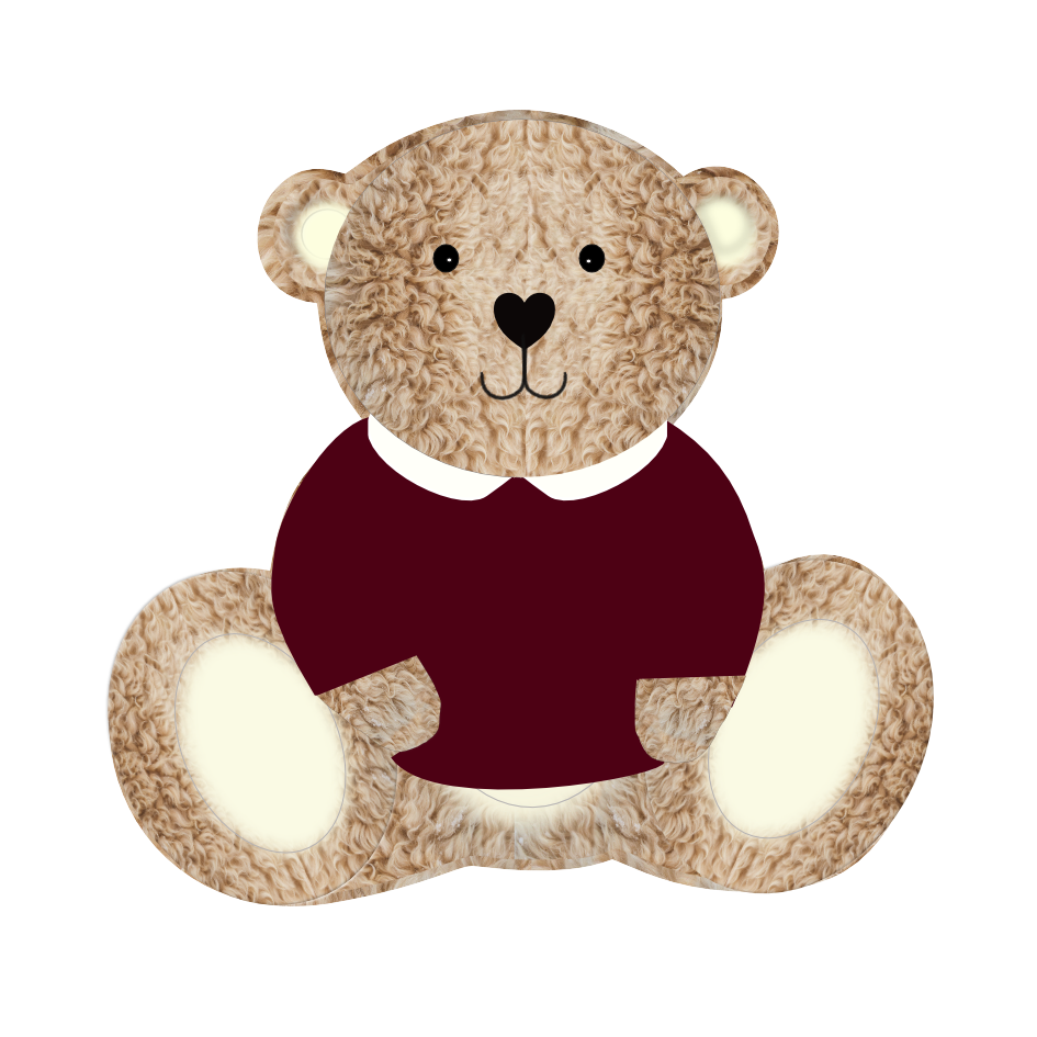 Personalised School Jumper Bear Keyrings image 5