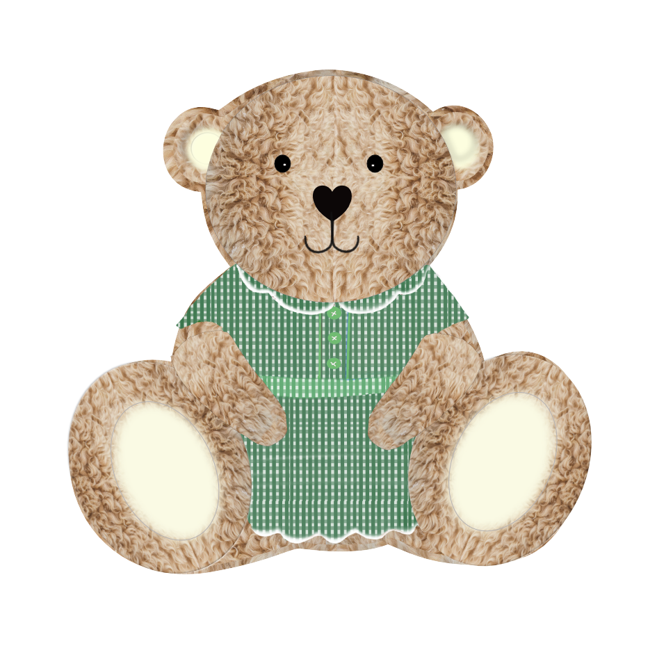 Personalised School Dress Bear Keyrings image 5