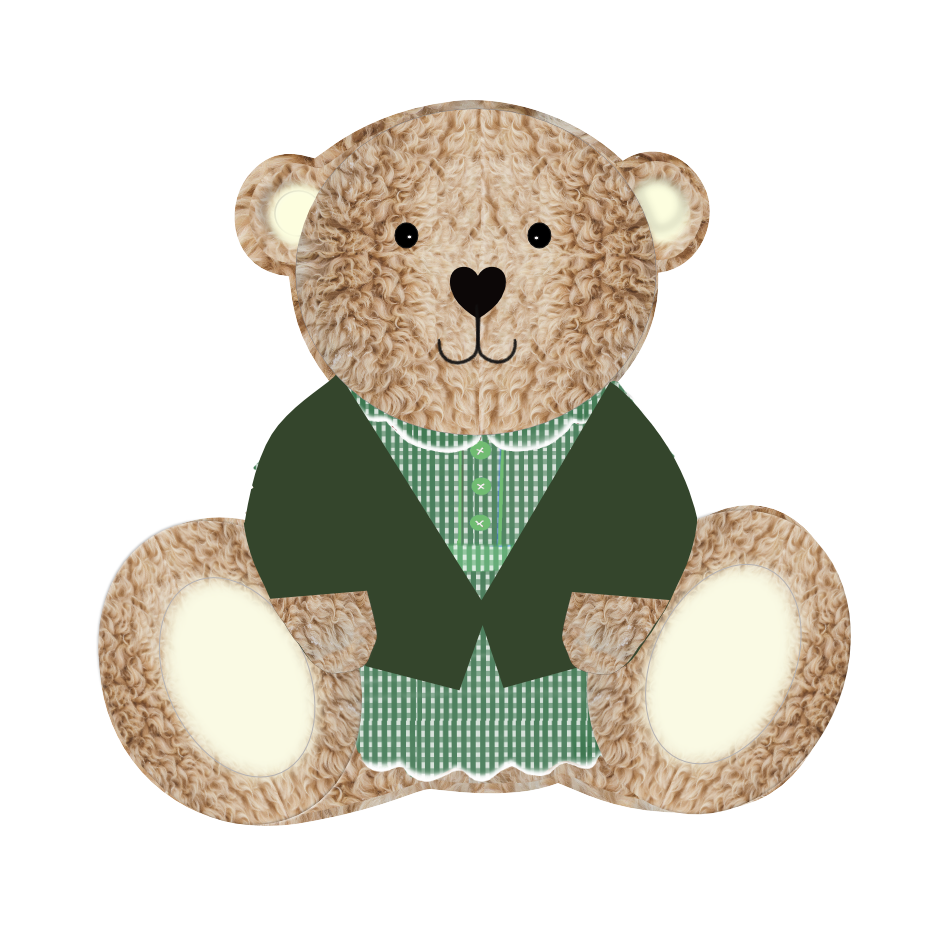 Personalised School Dress Bear Keyrings image 2