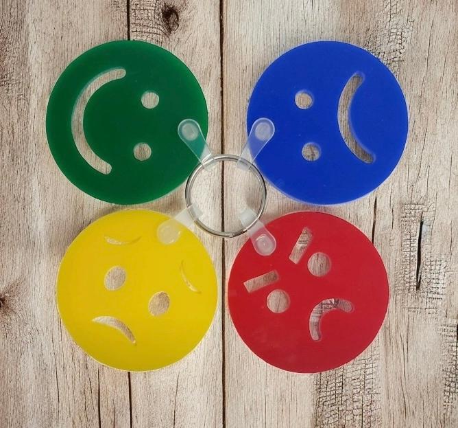 Emotion Faces Keyring image 0