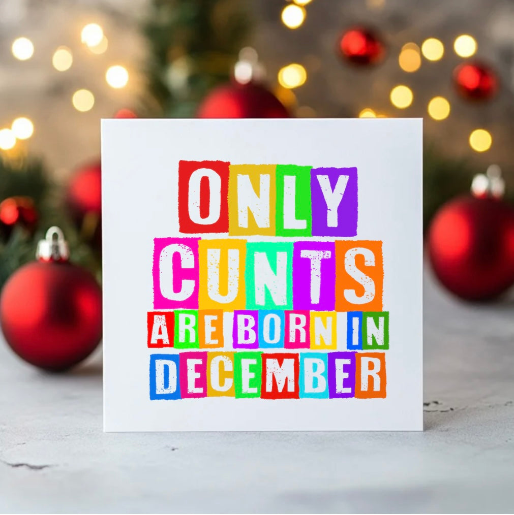 NOVELTY RUDE BIRTHDAY CARD image 1