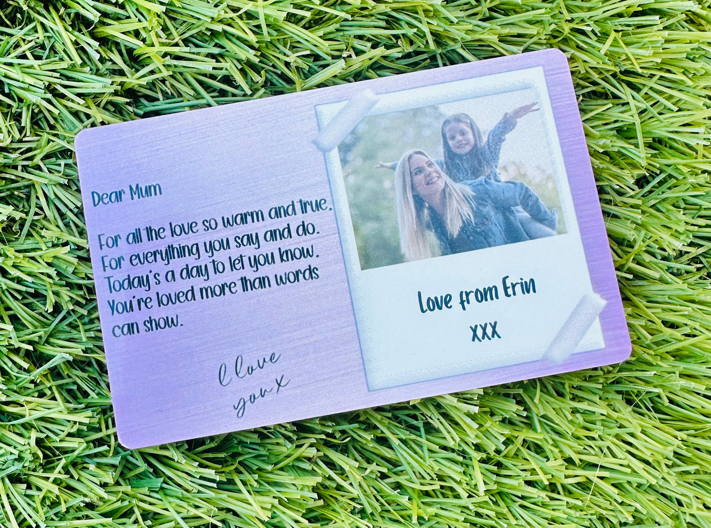 Personalised Wallet Cards -Female image 2
