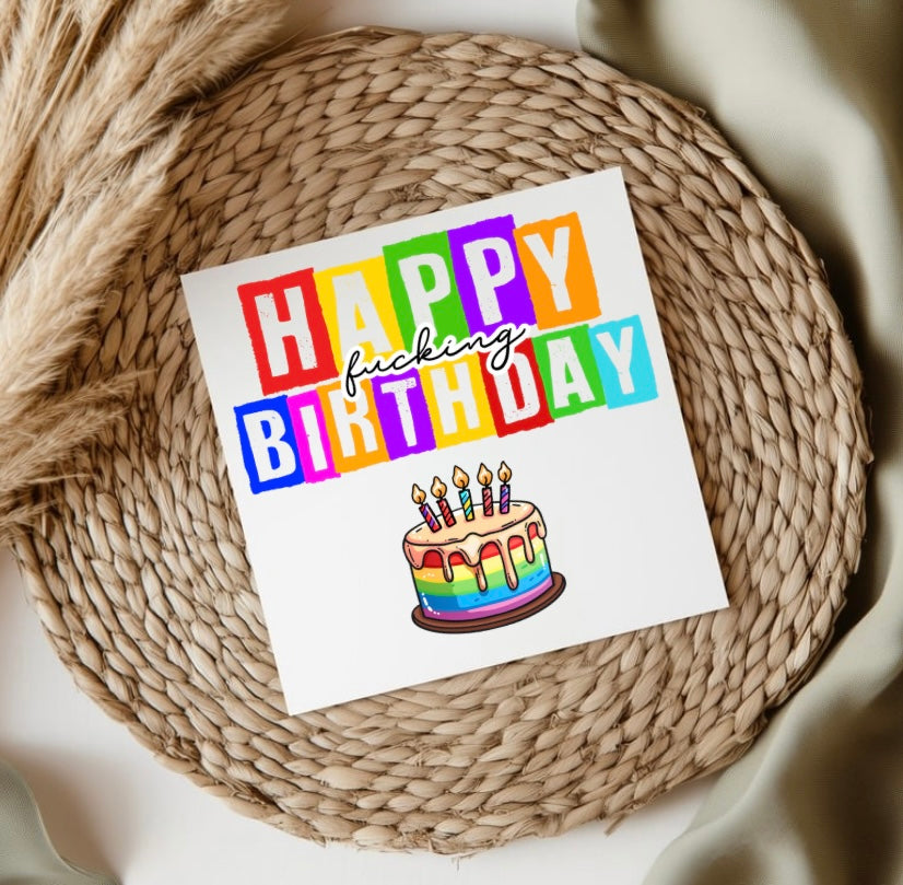Rude Birthday Cards