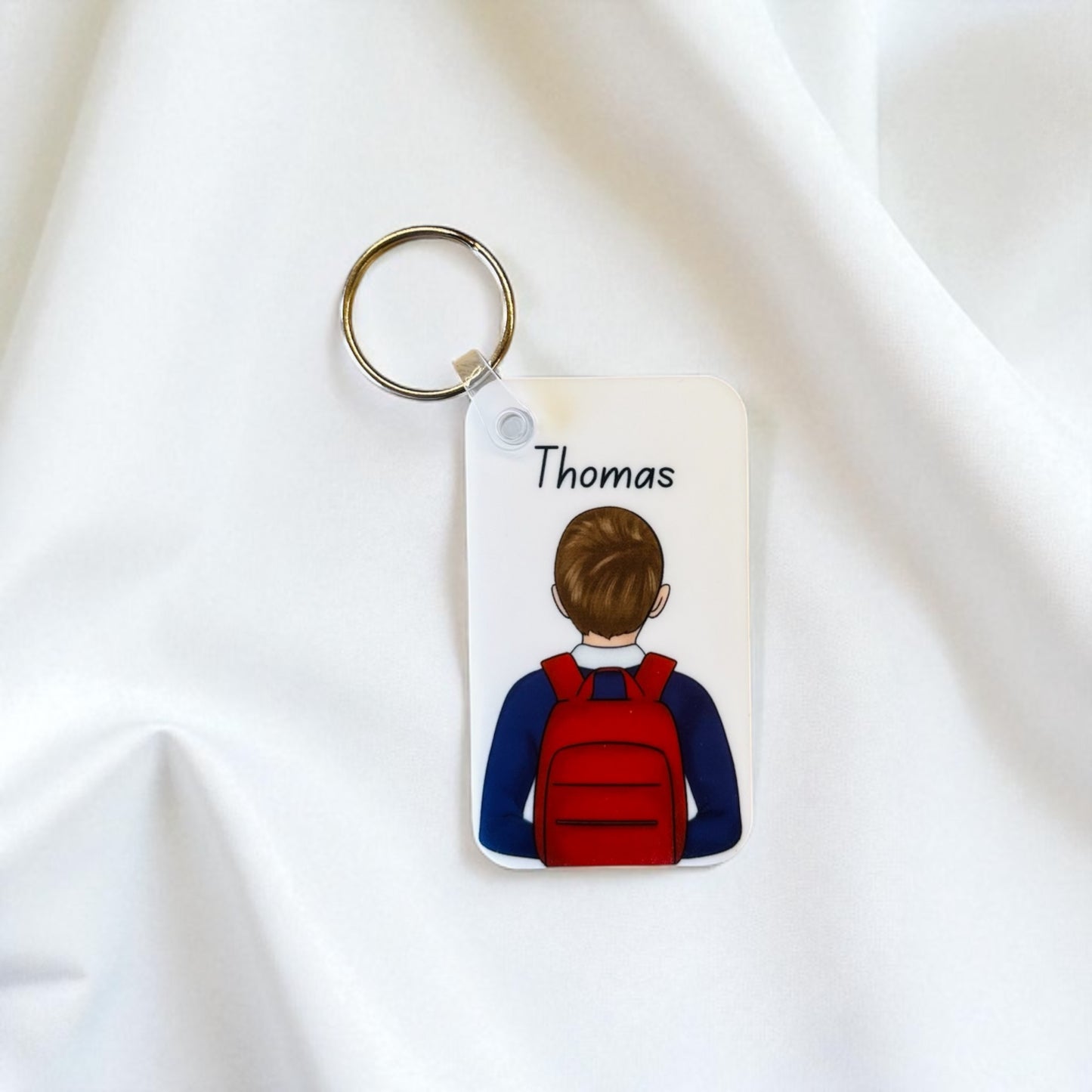 Personalised School Children Keyring