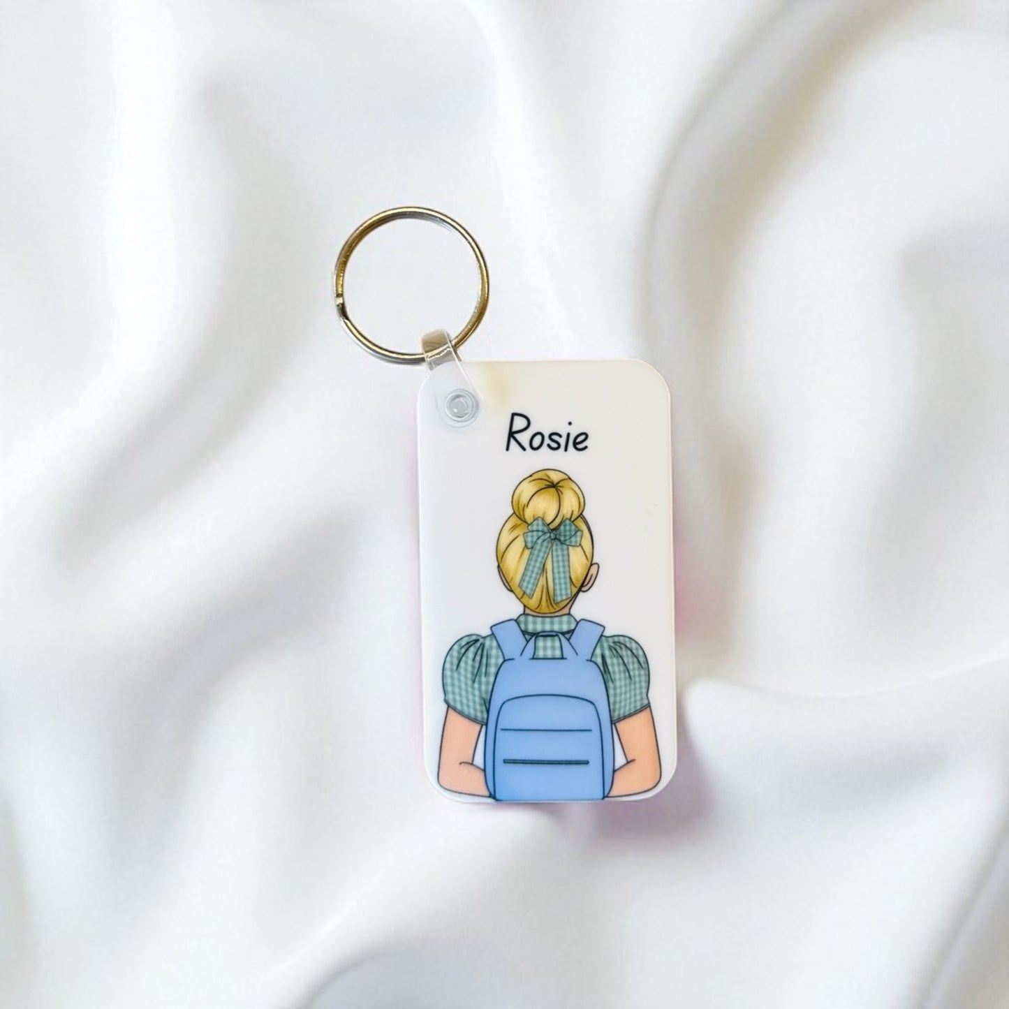 Personalised School Children Keyring