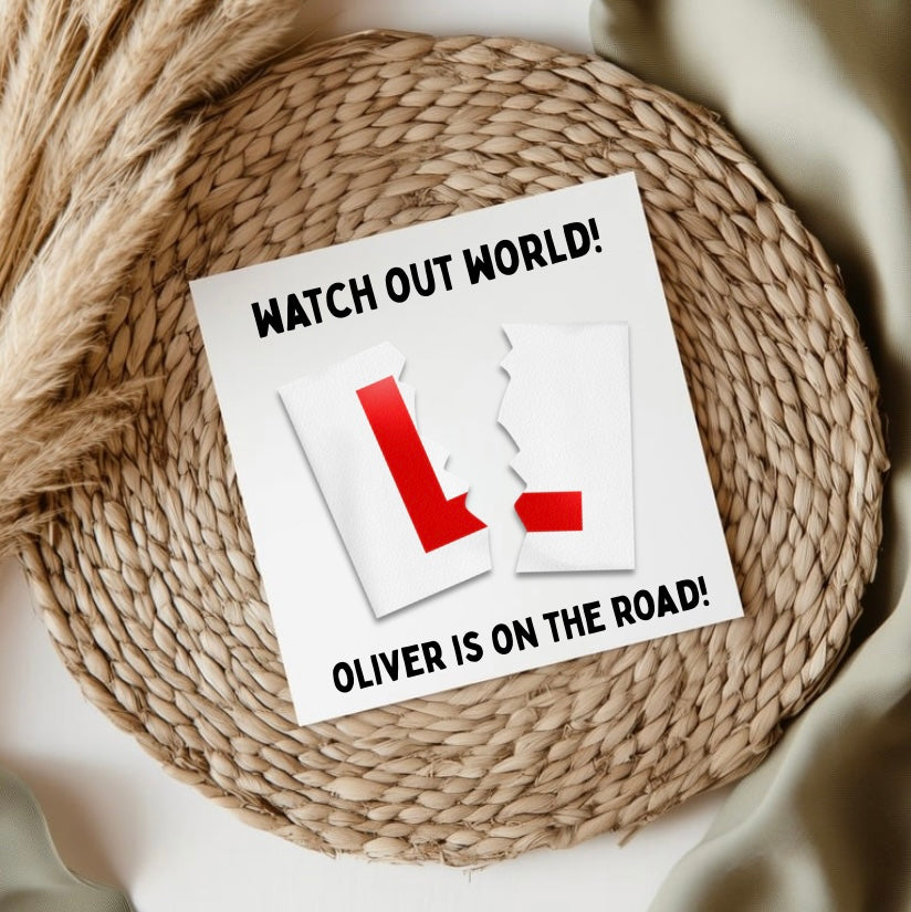 Driving Test Cards