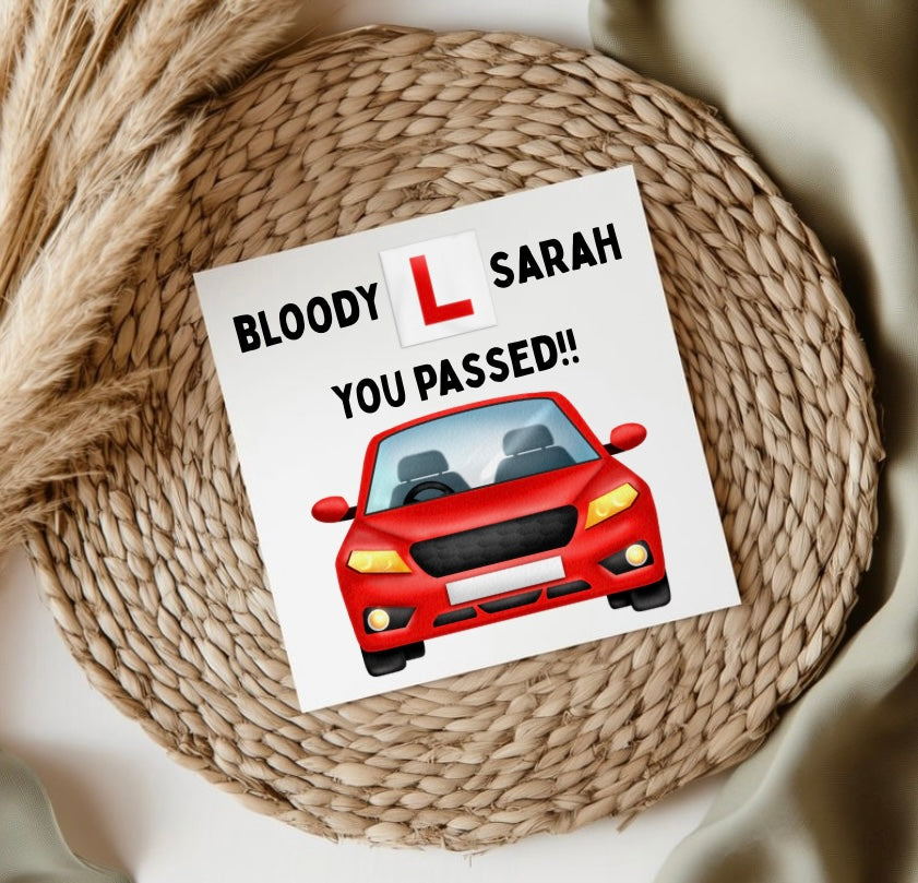 Driving Test Cards