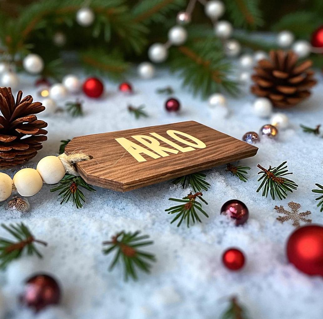Personalised Wooden Gift Tag