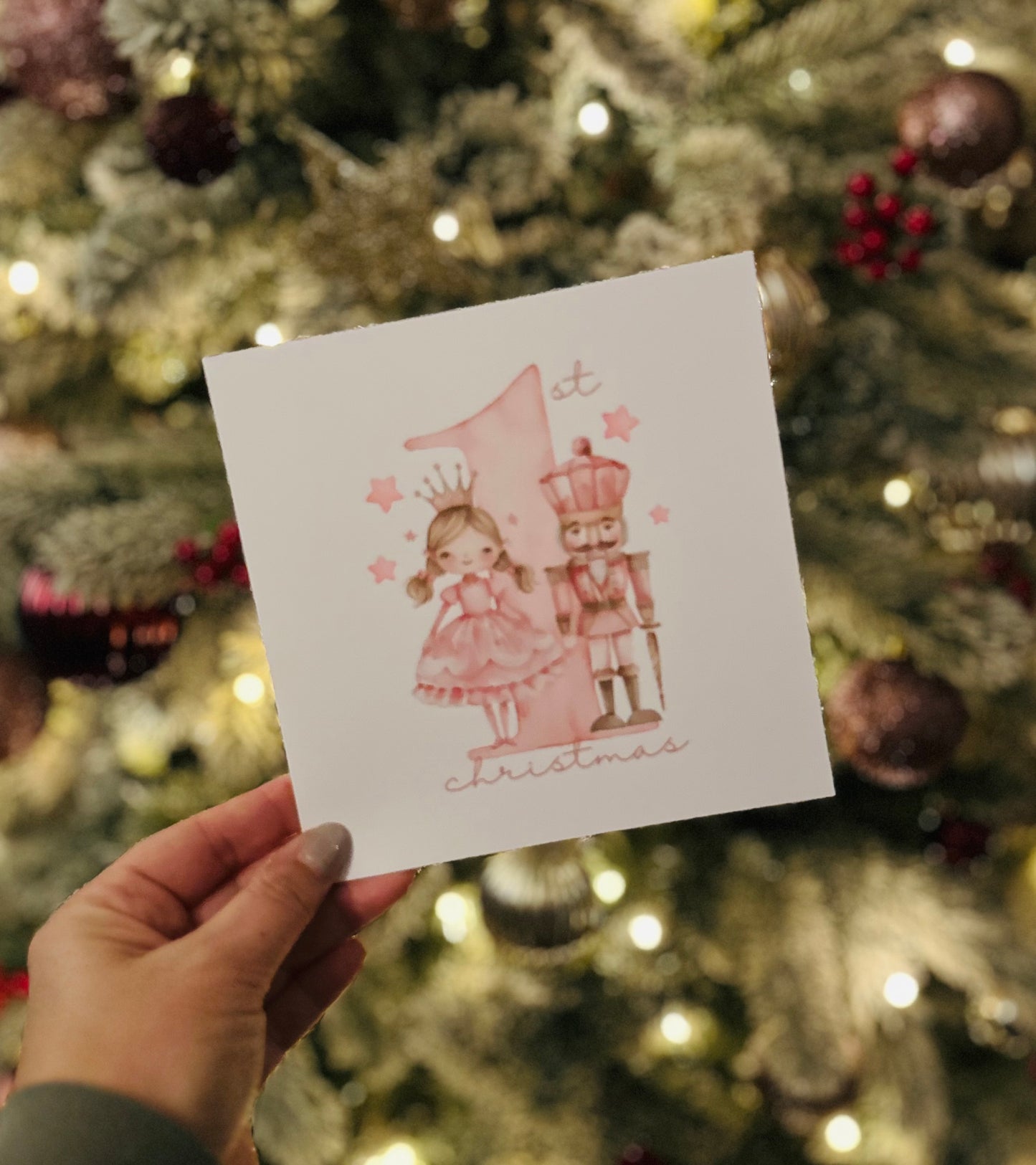 Babies 1st Christmas Card