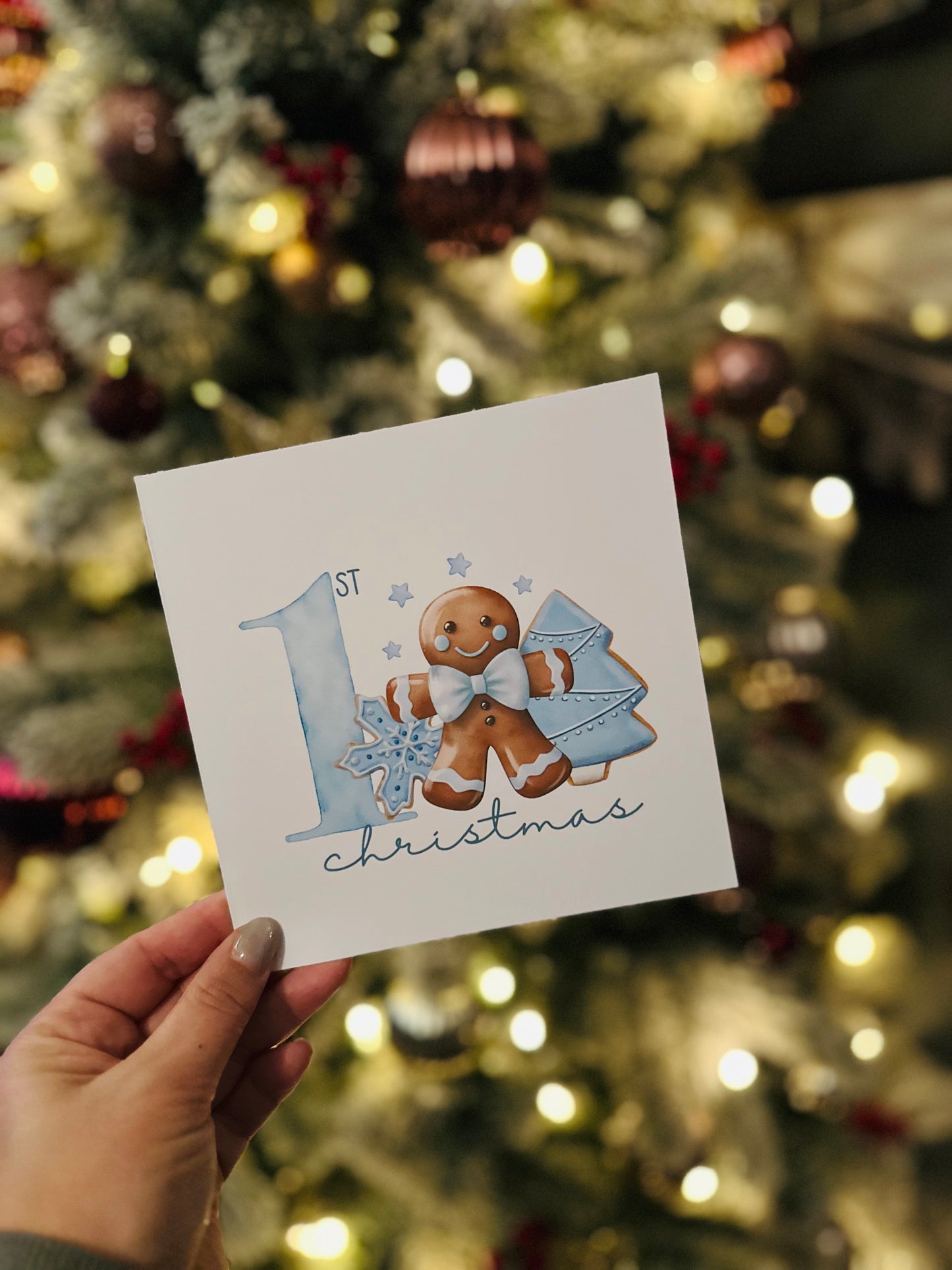 Babies 1st Christmas Card