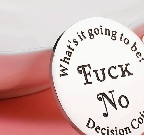 Hell Yes or F*** No! Decision Coin image 2