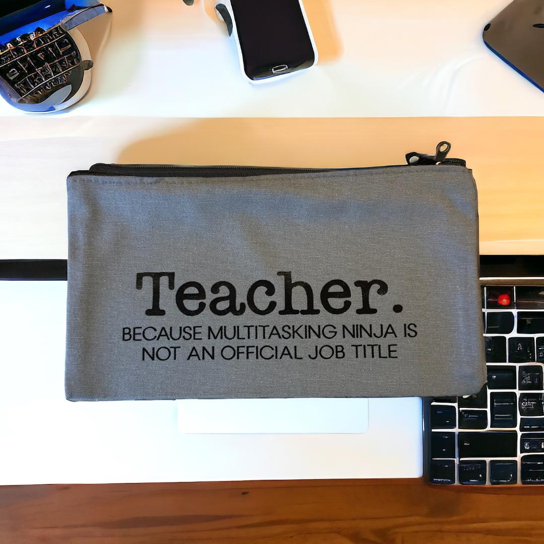 Teacher Canvas Pencil Case image 5