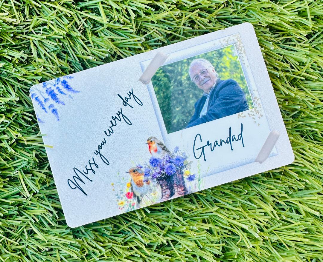 Personalised Wallet Cards - Memorial image 2