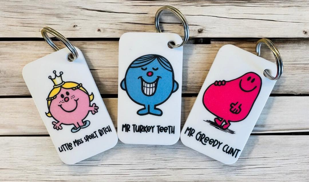 Rude Little People Keyring image 1