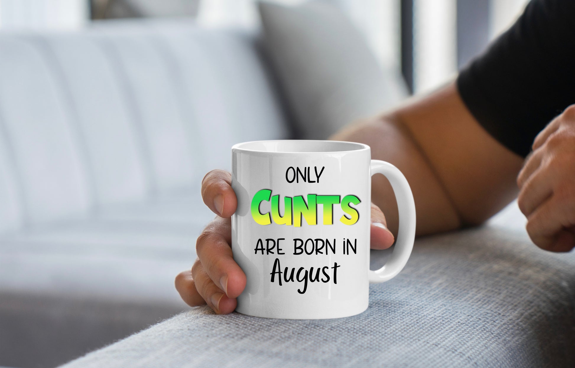 RUDE ‘BORN IN’ MUGS image 1