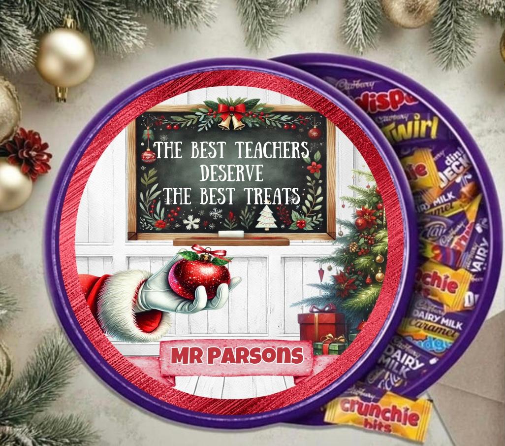 Teacher Chocolate Tub Toppers image 2