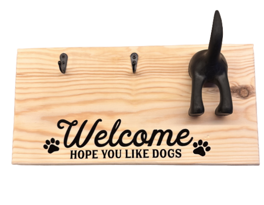 Dog Bum Lead Hanger with  2 Hooks image 0