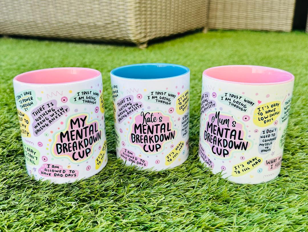 Personalised Mental Breakdown Mug image 0